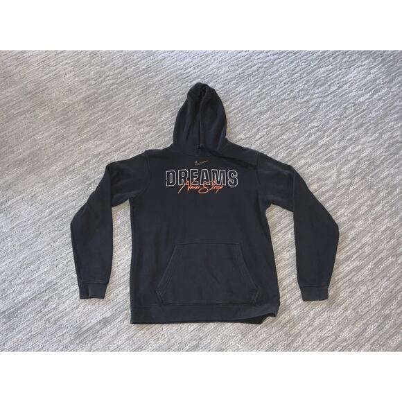 Nike Dreams Never Sleep Black Pullover Hoodie Size M - Picture 1 of 5